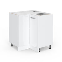 Vicco Frontale cucina Bianco lucido 59.2 x 71.3 cm frontale del mobile per mobile base ad angolo