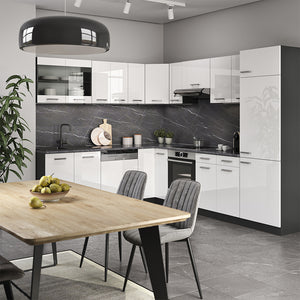 Vicco Frontale cucina Bianco lucido 59.2 x 71.3 cm frontale del mobile per mobile base ad angolo