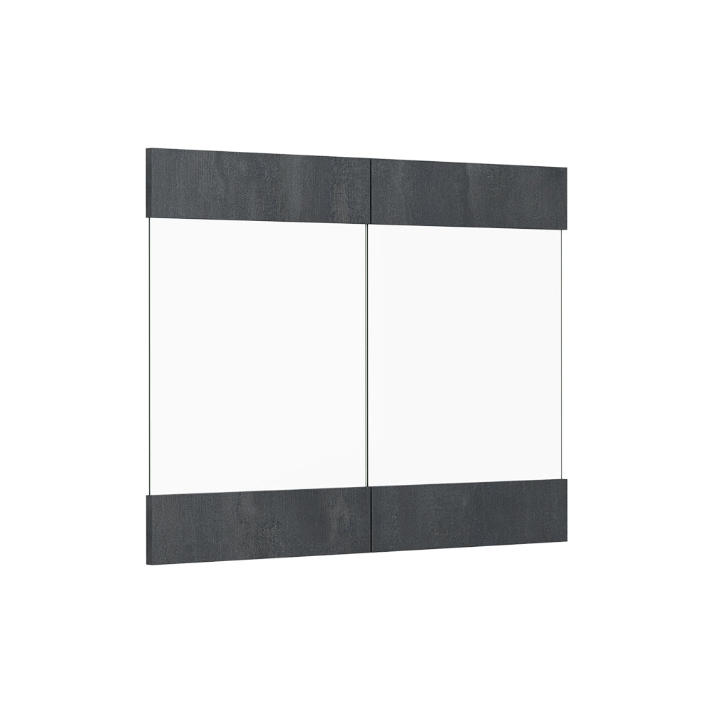 Vicco Frontale cucina Calcestruzzo nero 79.2 x 59 cm frontale del mobile per pensile con vetro