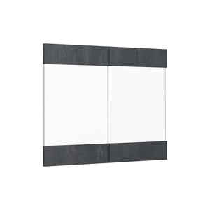 Vicco Frontale cucina Calcestruzzo nero 79.2 x 59 cm frontale del mobile per pensile con vetro