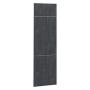 Vicco Frontale cucina Calcestruzzo nero 59.6 x 196 cm frontale del mobile per mobile per frigorifero