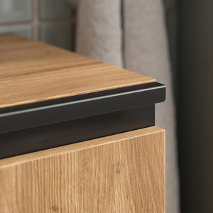 Vicco Mobile sottolavabo per bagno Artigiano 60 x 58 cm con 2 porte