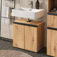 Vicco Mobile sottolavabo per bagno Artigiano 60 x 58 cm con 2 porte