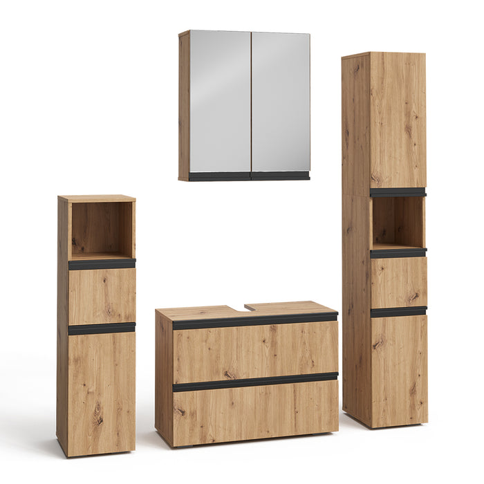 Vicco Set di mobili da bagno Artigiano 4 parti