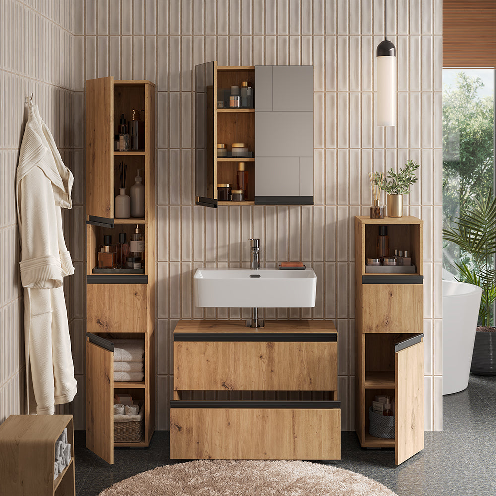 Vicco Set di mobili da bagno Artigiano 4 parti