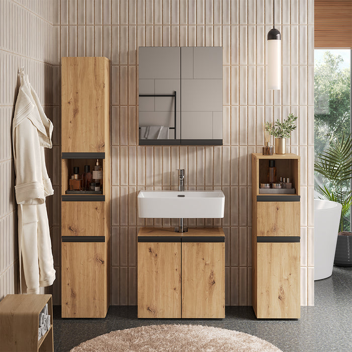 Vicco Set di mobili da bagno Artigiano 4 parti