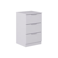 Vicco Comodino camera da letto Bianco 37.6 x 61.8 cm con 3 cassetti