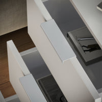 Vicco Comodino Bianco con cassetti