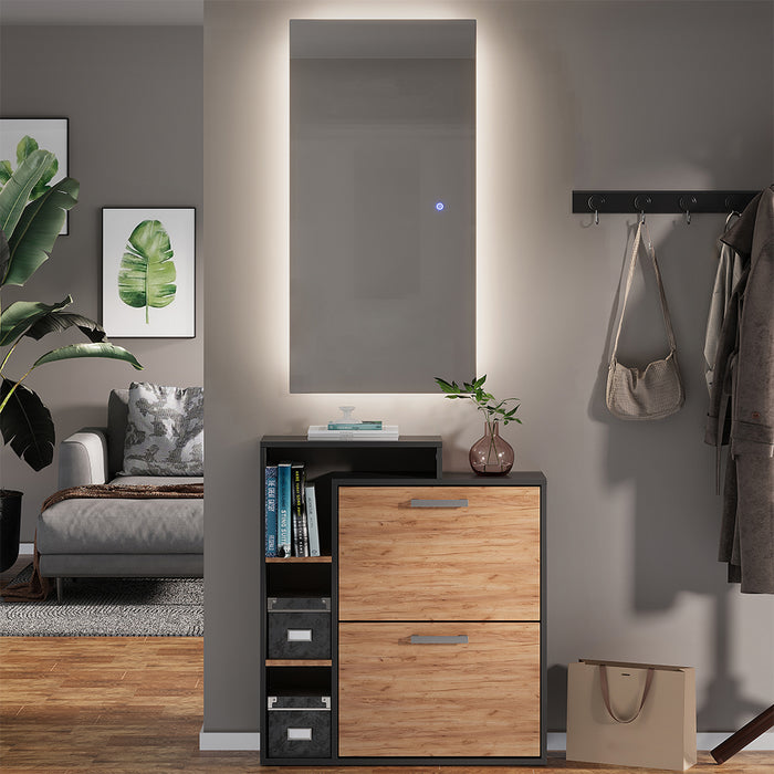 Vicco Specchio bagno Vetro 50 x 100 cm con retroilluminazione