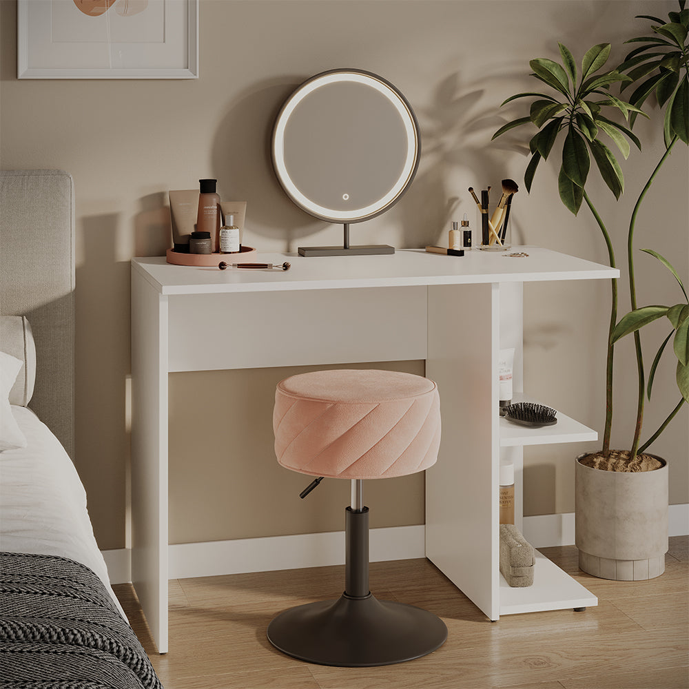 Vicco Scrivania con ripiani Bianco 100 x 50 cm