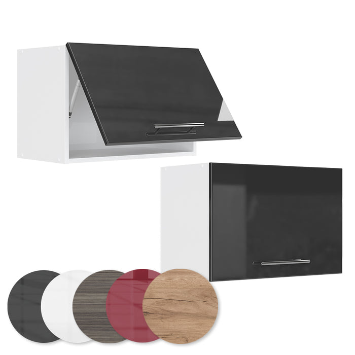 Vicco Pensile da cucina Antracite lucido 60 cm Piatto