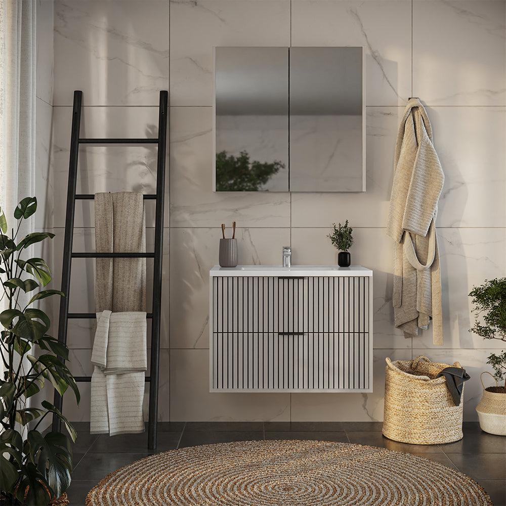 Vicco Set di mobili da bagno Cachemire 3 parti