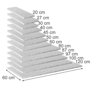 Vicco Top cucina Bianco/marmo 30 cm