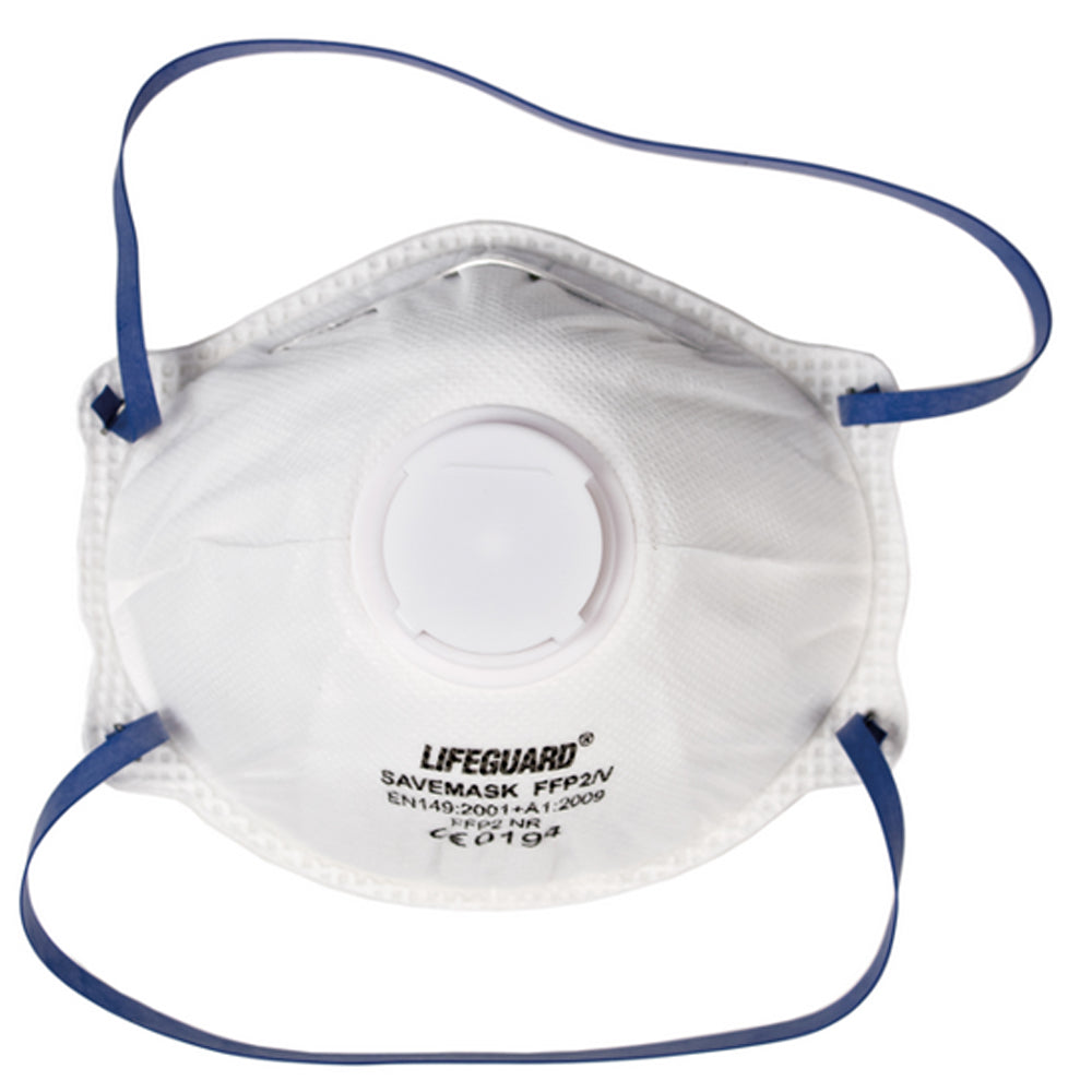 RAYS FACCIALI FRONTALI MASCHERINA PROTETTIVA FFP2 C/VALVOLA ESPIRAZIONE 10PZ SAVAMASK FFP2/V