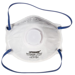 RAYS FACCIALI FRONTALI MASCHERINA PROTETTIVA FFP2 C/VALVOLA ESPIRAZIONE 10PZ SAVAMASK FFP2/V