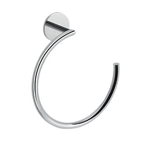 Portasalviette ad anello da muro in ottone e alluminio 3670 Gedy serie GEA Cromato