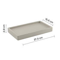Vassoio portaoggetti d'appoggio in cemento 4106 Gedy serie GIUNONE