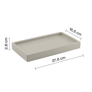 Vassoio portaoggetti d'appoggio in cemento 4106 Gedy serie GIUNONE