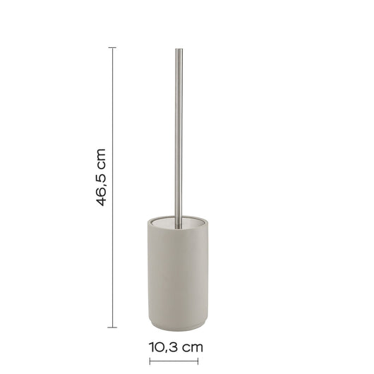 Scopino WC con ciuffo in setole d'appoggio in cemento 4133 Gedy serie GIUNONE