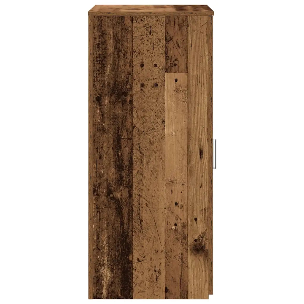 Mobile Portaoggetti Legno Antico 50x45x103,5 cm in Truciolato 859049