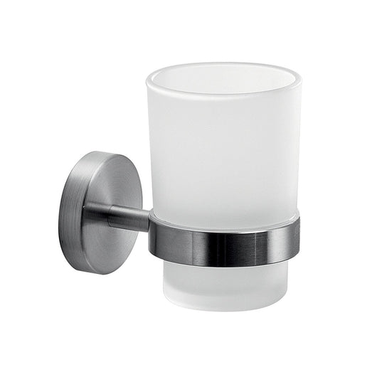 Portaspazzolini da muro in acciaio inox AISI 304 Gedy 5010 serie PROJECT Satinato