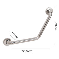 Maniglione 135° da muro in acciaio inox AISI 304 Gedy 5022 serie PROJECT Cromato