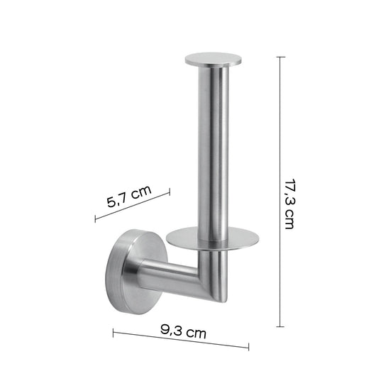Portarotolo di riserva da muro in acciaio inox AISI 304 Gedy 5024 serie PROJECT Satinato