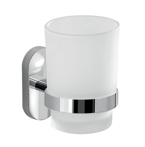 Portaspazzolini da muro in acciaio inox e Cromall 5310 Gedy serie FEBO Cromato