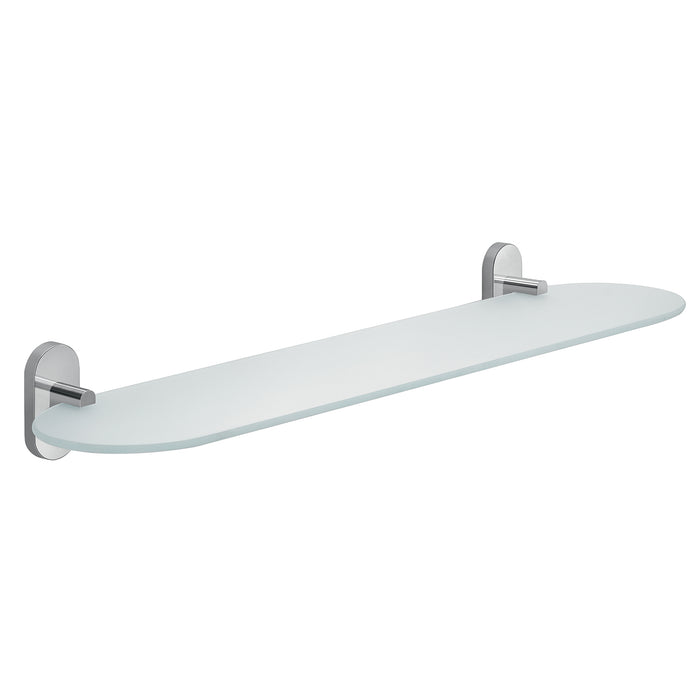 Mensola 60 cm in vetro temperato 5319-60 Gedy serie FEBO Cromato