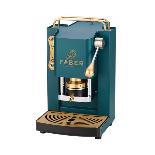 Faber macchina da caffe a cialde pro mini deluxe british green - FABPROMINIBRITISHBAS