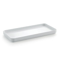 Vassoio portaoggetti in plastica riciclata 6306 Gedy serie SEVENTY Bianco