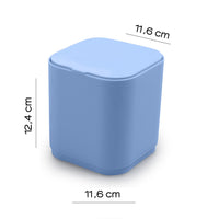 Gettacarte 8 lt d'appoggio in plastica riciclata 6309 Gedy serie SEVENTY Celeste