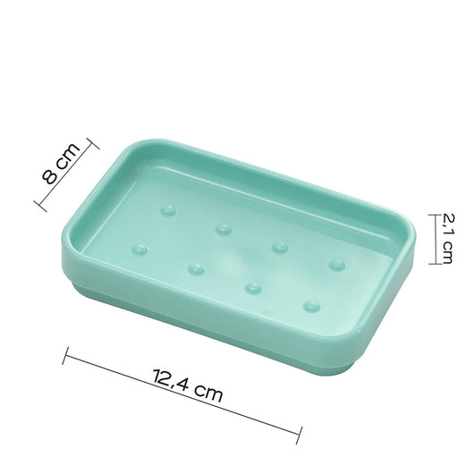 Portasapone d'appoggio in plastica riciclata 6398 Gedy serie SEVENTY Acquamarina