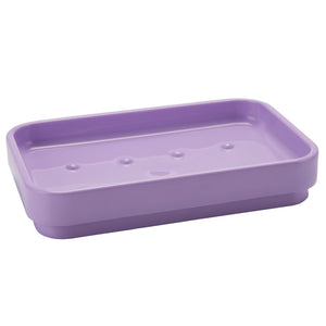 Portasapone d'appoggio in plastica riciclata 6398 Gedy serie SEVENTY Lilla