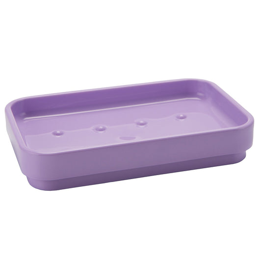 Portasapone d'appoggio in plastica riciclata 6398 Gedy serie SEVENTY Lilla