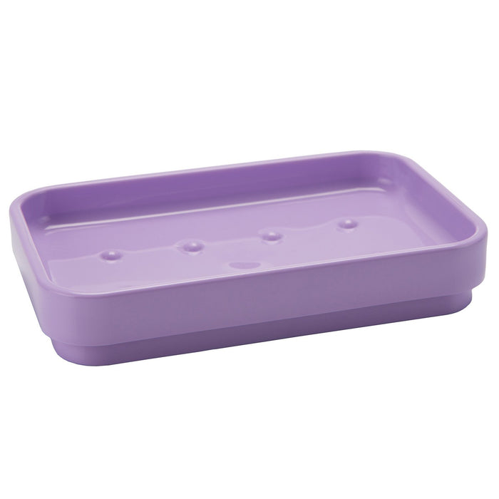 Portasapone d'appoggio in plastica riciclata 6398 Gedy serie SEVENTY Lilla