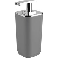 Dosasapone con erogatore in plastica d'appoggio in plastica riciclata 6382 Gedy serie SEVENTY Grigio
