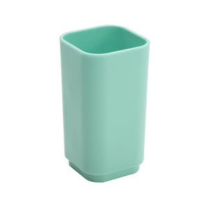 Portaspazzolini d'appoggio in plastica riciclata 6398 Gedy serie SEVENTY Acquamarina