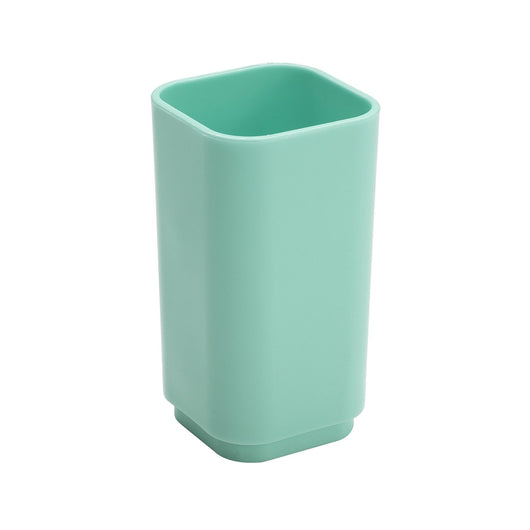 Portaspazzolini d'appoggio in plastica riciclata 6398 Gedy serie SEVENTY Acquamarina