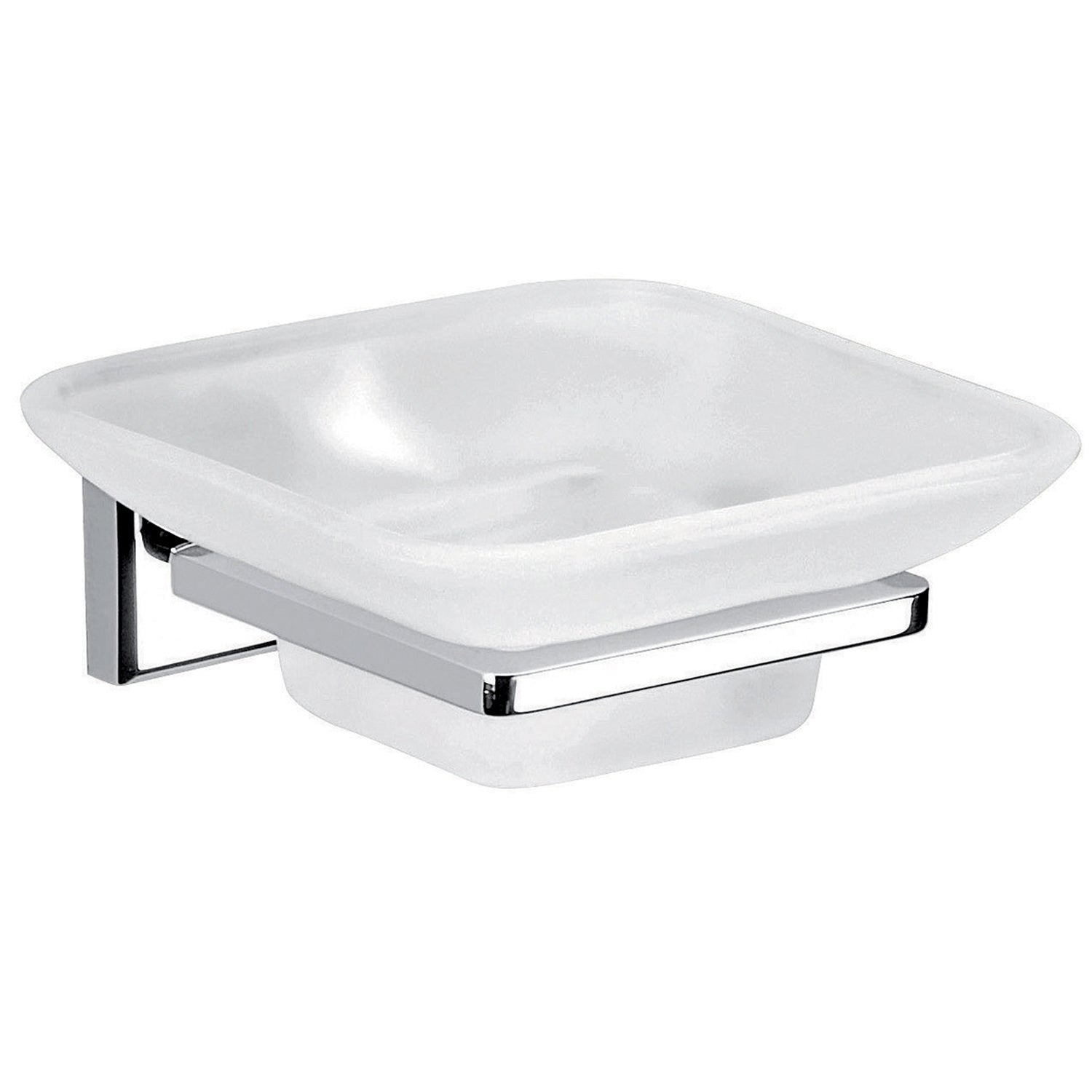 Portasapone da muro in acciaio inox AISI 304 e Cromall 6911 Gedy serie COLORADO Cromato