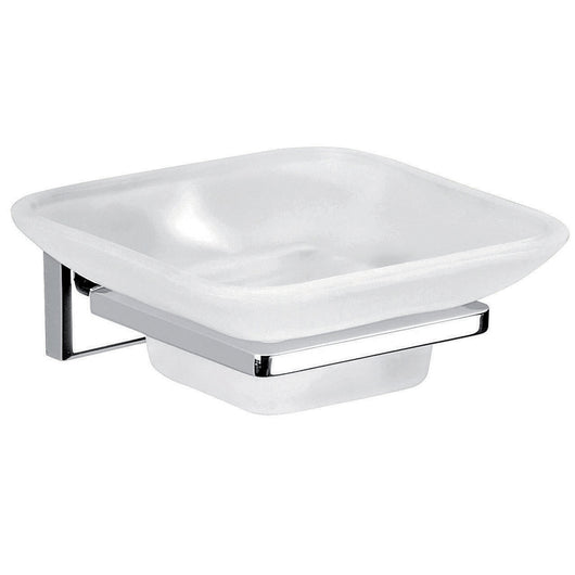 Portasapone da muro in acciaio inox AISI 304 e Cromall 6911 Gedy serie COLORADO Cromato
