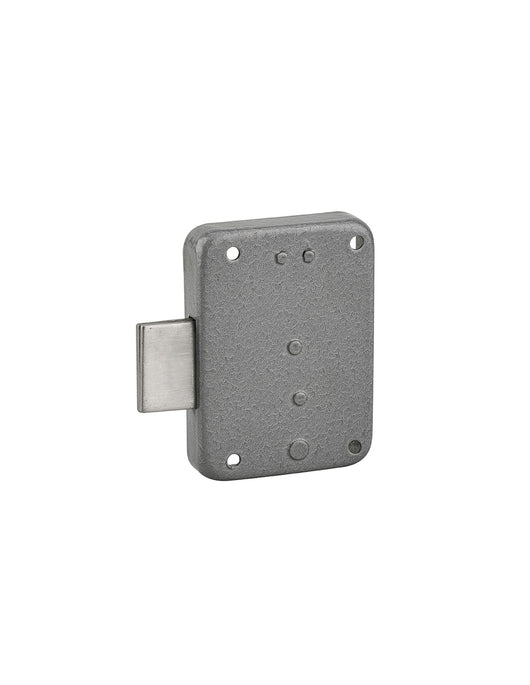 Serratura per mobile, mobilio, sinistra, asse 30mm, 55x70mm, grigio, 1 chiave - THIRARD