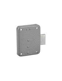 Serratura per mobile, mobilio, destra, asse 35mm, 60x70mm, grigio, 1 chiave - THIRARD