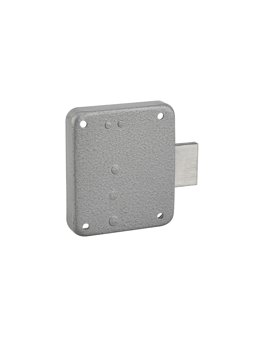 Serratura per mobile, mobilio, destra, asse 40mm, 65x70mm, grigio, 1 chiave - THIRARD