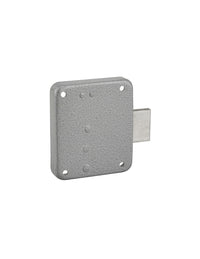 Serratura per mobile, mobilio, destra, asse 40mm, 65x70mm, grigio, 1 chiave - THIRARD