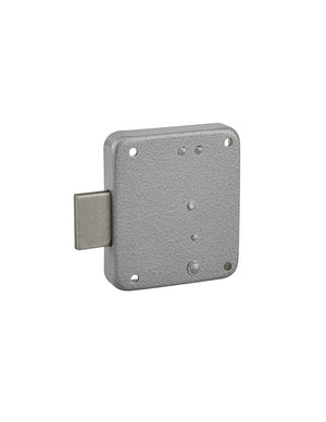 Serratura per mobile, mobilio, sinistra, asse 40mm, 65x70mm, grigio, 1 chiave - THIRARD