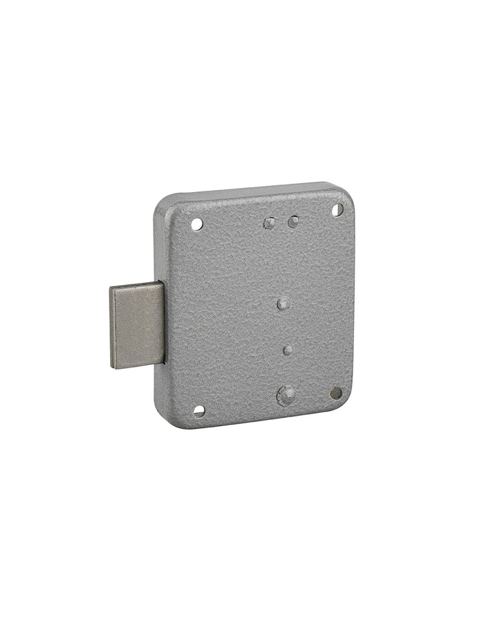 Serratura per mobile, mobilio, sinistra, asse 40mm, 65x70mm, grigio, 1 chiave - THIRARD