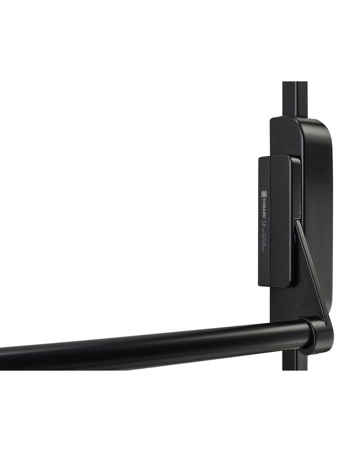 Serratura maniglione antipanico triplice 3 punti alto e basso reversibile laccata nera porta max 1150 mm - THIRARD