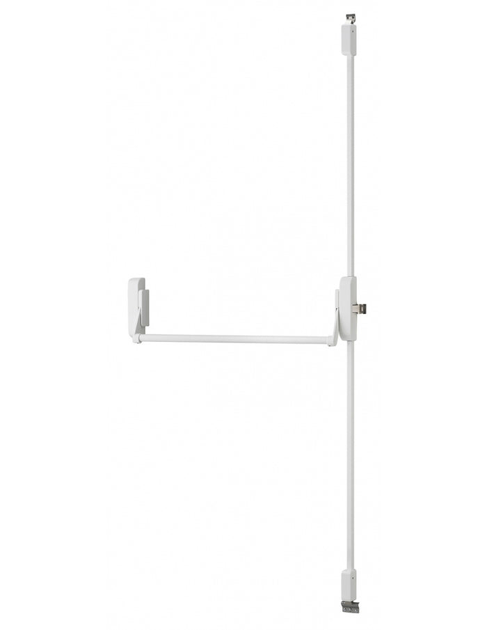 Serratura maniglione antipanico triplice 3 punti alto e basso reversibile laccata bianca porta max 1150 mm - THIRARD