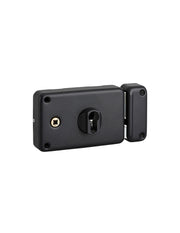 Serratura orizzontale da applicare doppio cilindro per porta esterna, destra, asse 60mm, 140x88mm, nero - THIRARD